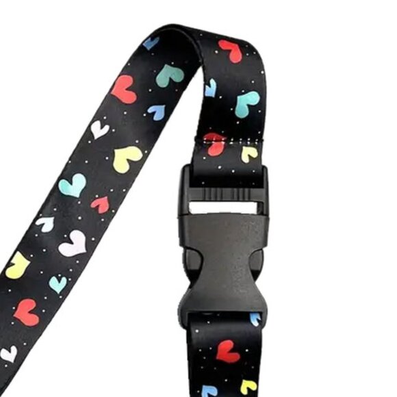 Hearts ID, Key, Card Holder Lanyard - Picture 3 of 5